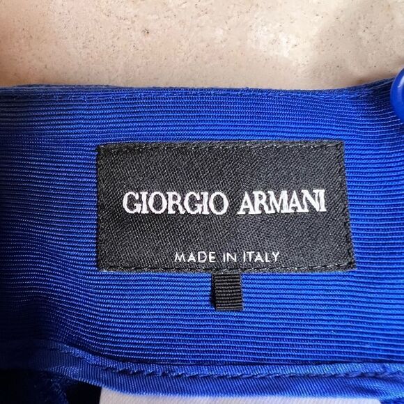 NWOT Giorgio Armani Blue Skirt Tulip - Picture 14 of 17